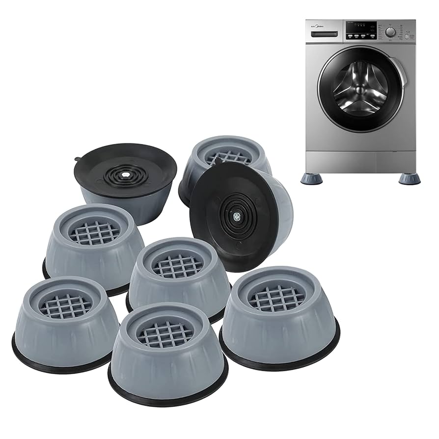 Almohadillas Antivibración Para Lavadoras + Pastilla limpia Lavadora