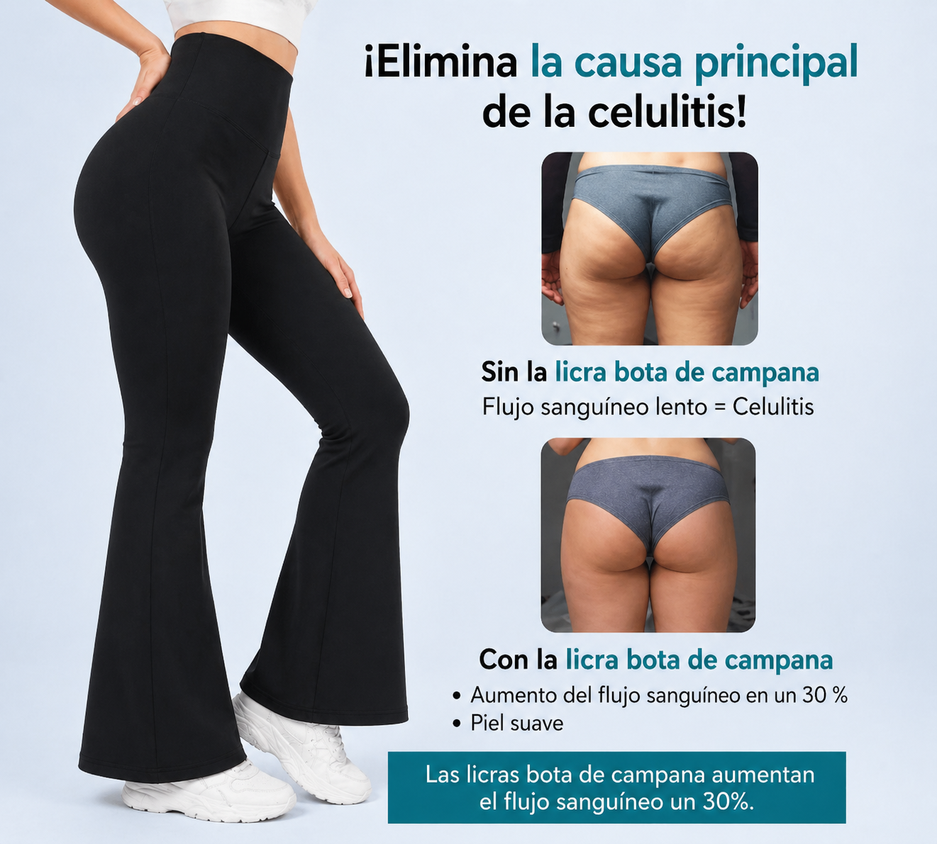 LICRA BOTA DE CAMPANA