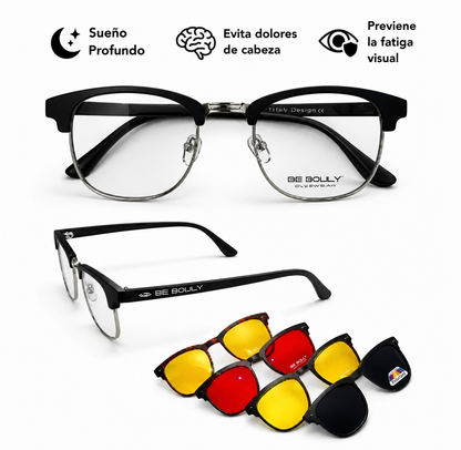 5 EN 1 - LENTES CON CLIP BE SOULY - BE 360