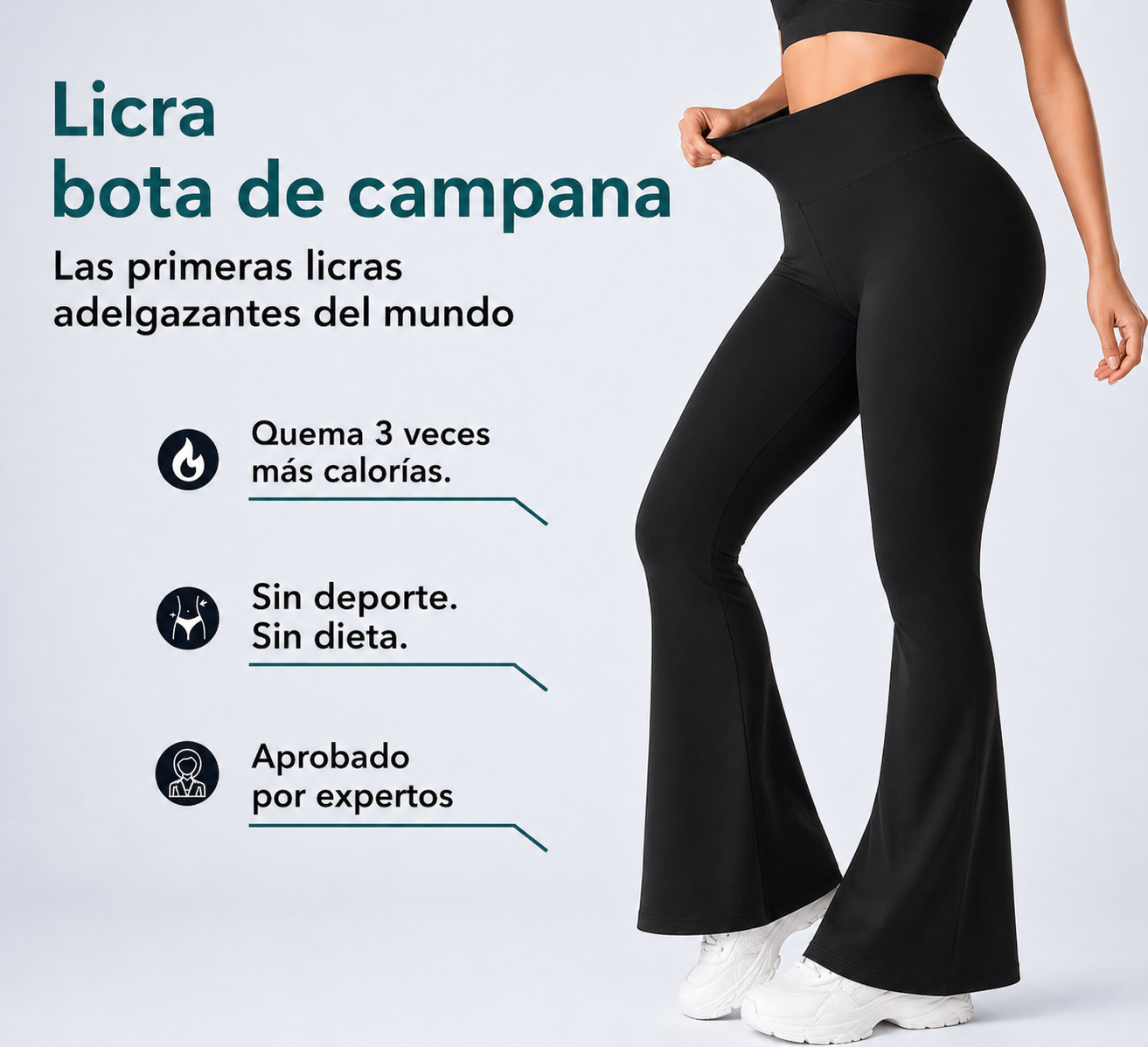 LICRA BOTA DE CAMPANA